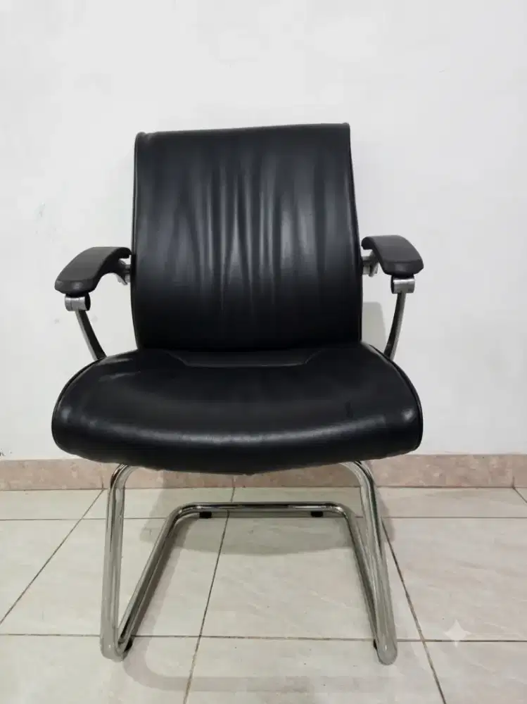 Kursi Kantor / Kursi Kerja - Busa Tebal & Frame Chrome (Nego)
