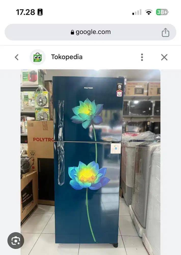 Kulkas polytron 240L BEKAS