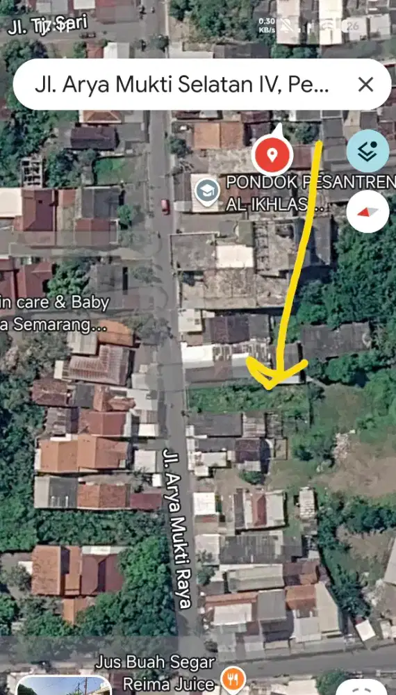 Jual Tanah dekat jalan raya, daerah pedurungan semarang