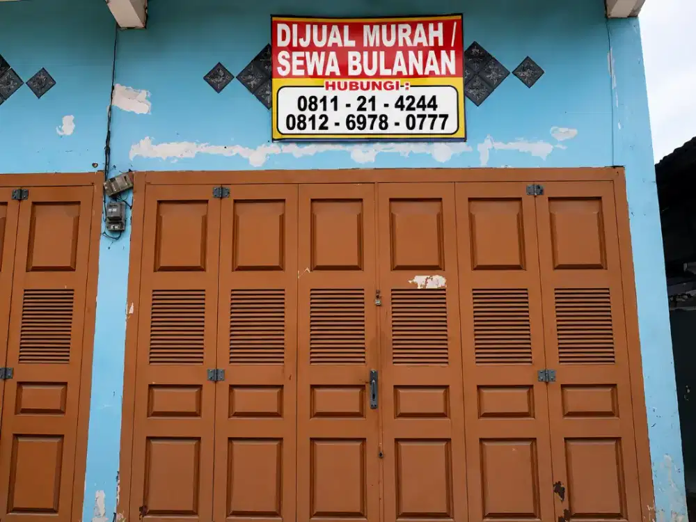 RUKO 2 LANTAI SIAP HUNI 280 JT DI MABAR HILIR DEKAT 3 PINTU TOL MEDAN