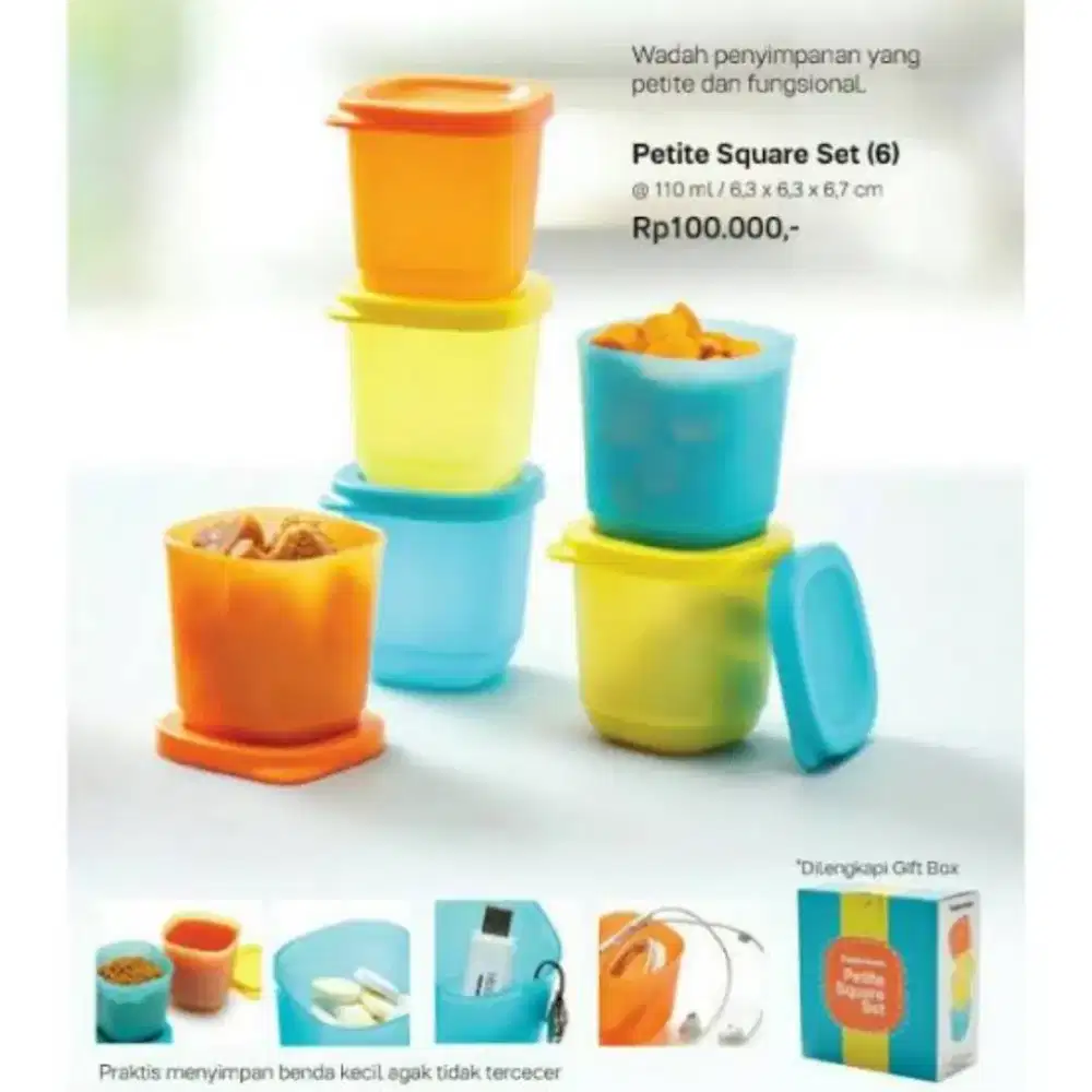 Tupperware petit square