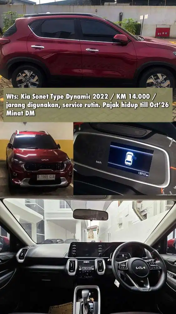 Kia Sonet 2022 Dynamic Bensin