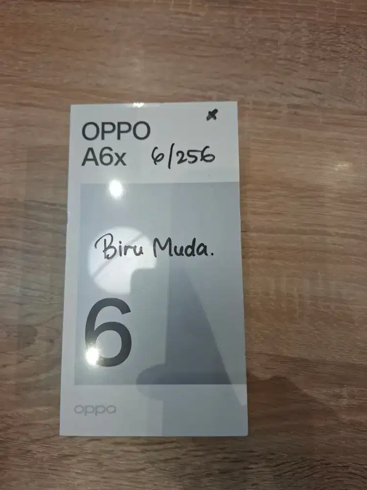 OPPO A6x 6/256 BARU No second
