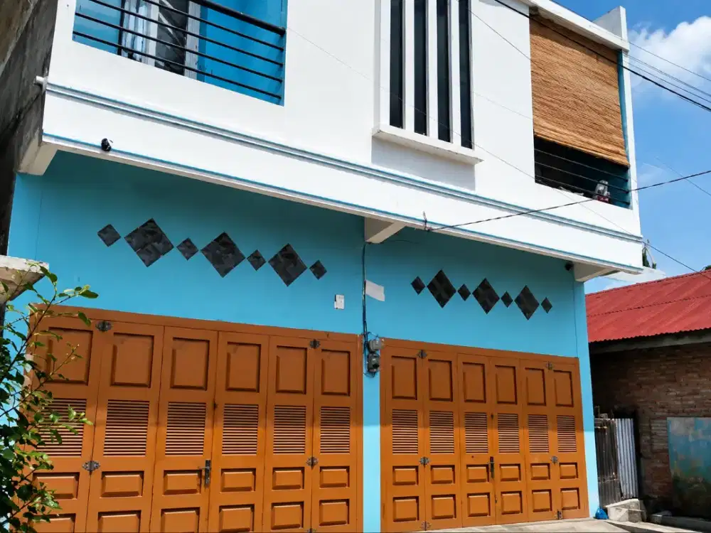 RUKO 2 LANTAI SIAP HUNI 280 JT DI MABAR HILIR DEKAT 3 PINTU TOL MEDAN