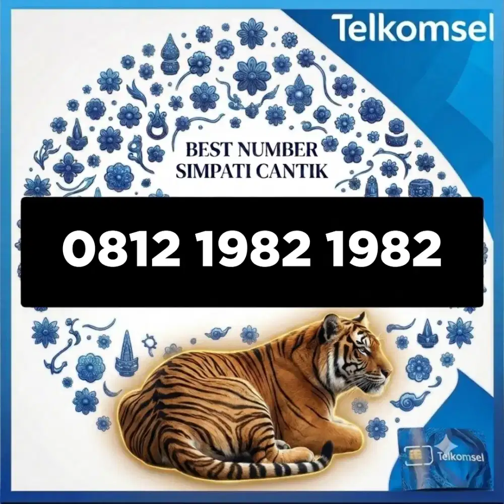 Nomor cantik simpati Telkomsel super seri double Tahun