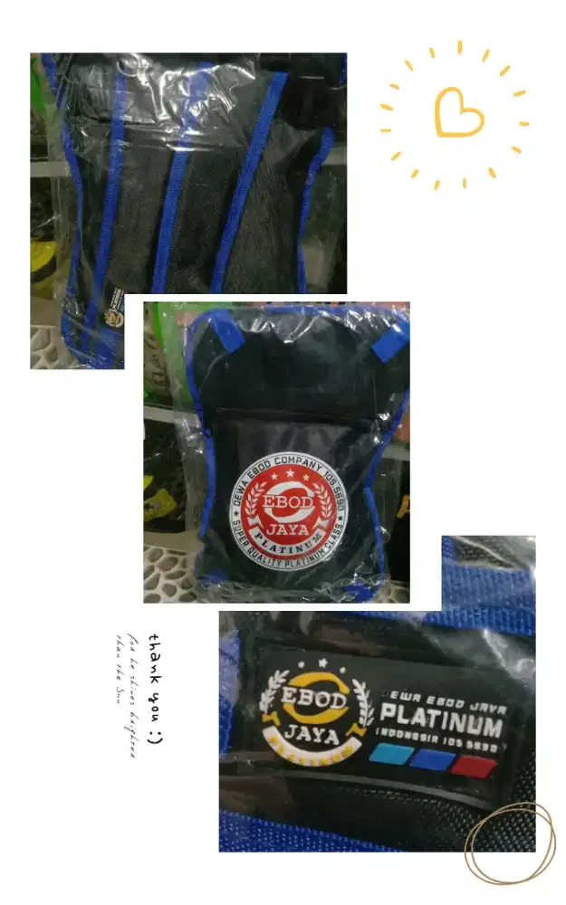 Tas gendong murai Ebod jaya platinum baru 100 k pondok aren