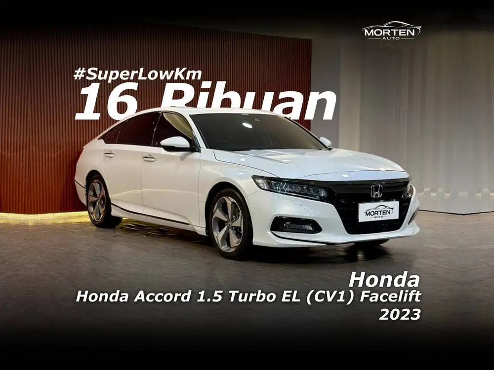 [Super Low Km!!!] Honda Accord 1.5 Turbo EL (CV1) Facelift 2023