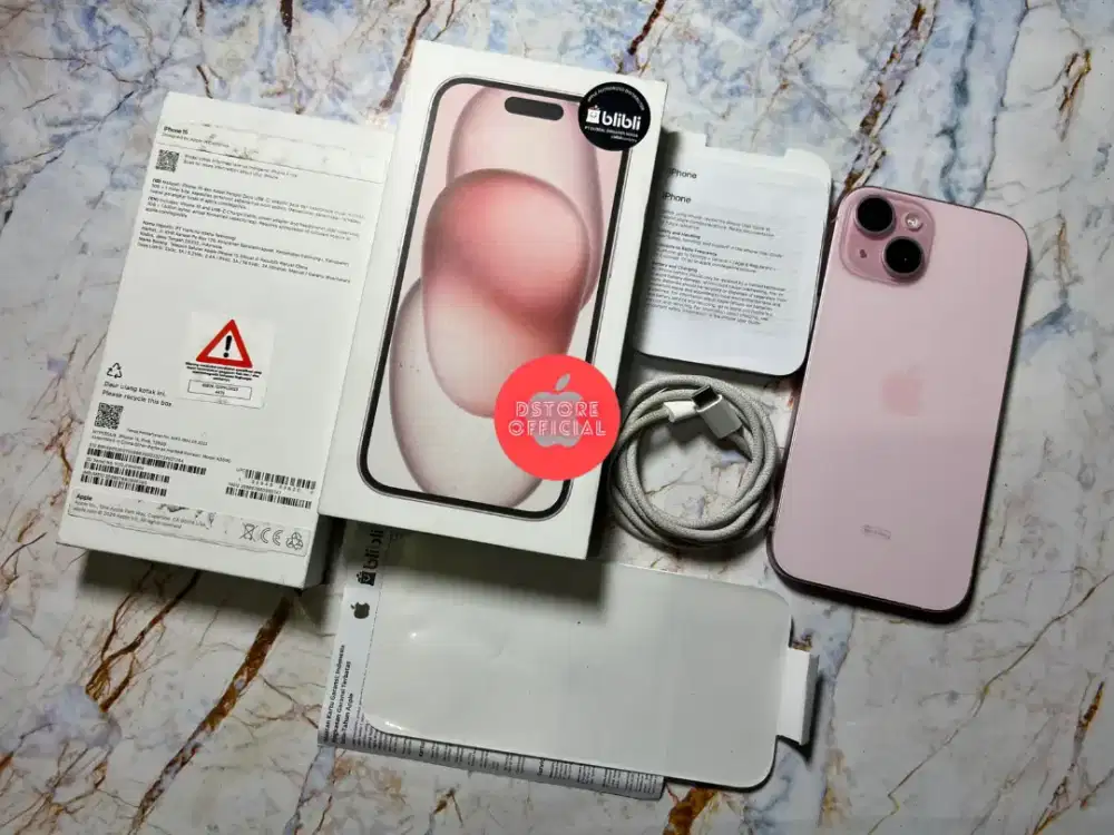 iPhone 15 128GB Blibli On Mar 2027 Digimap GDN iBox 128