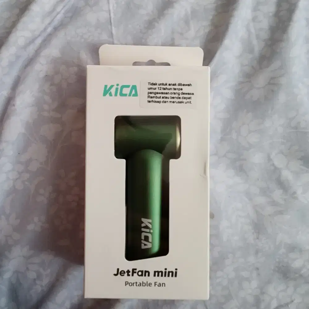 KiCA JetFan Mini Ultra Compact Portable Jet Fan Mini Colour Green NEW