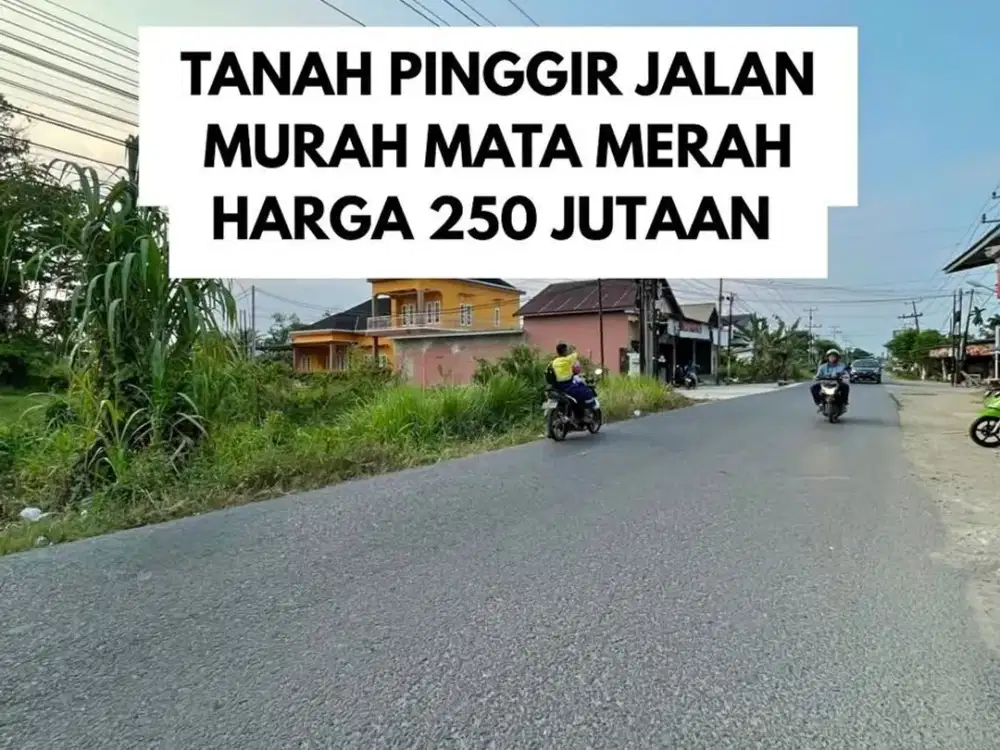 dijual tanah sematang borang dekat SMAN 7 Palembang