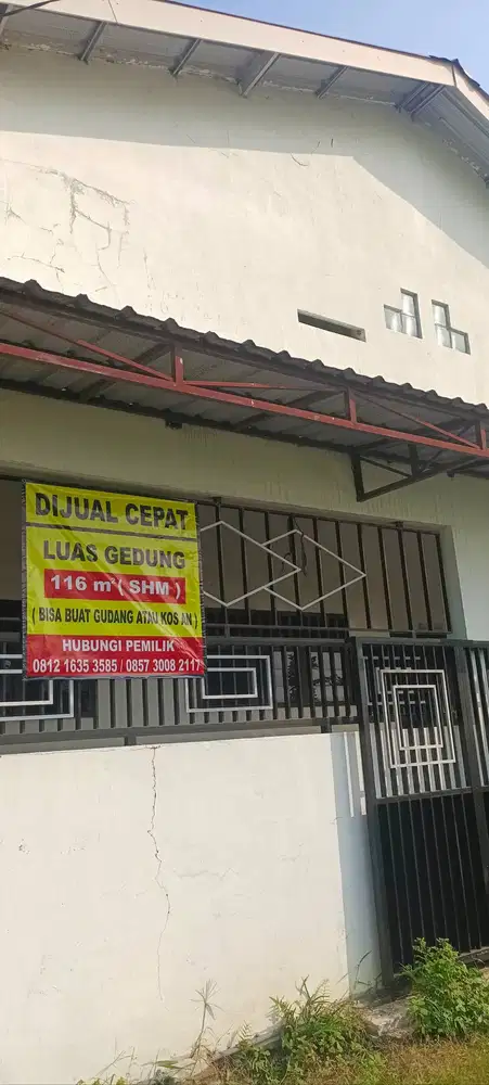 DIJUAL CEPAT BANGUNAN BEKAS PABRIK ROTI