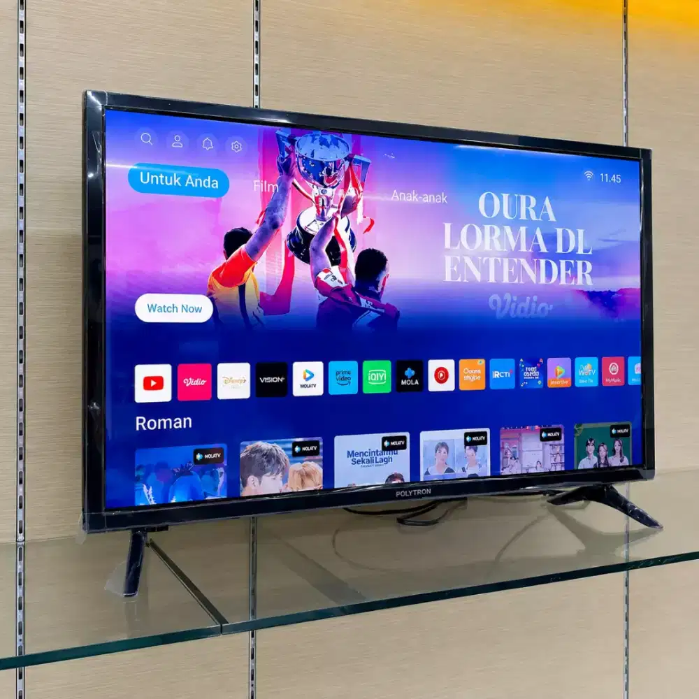 Smart TV Pintar Polytron 32 ( Bisa Youtube, Netflix, Vidio, Dll)