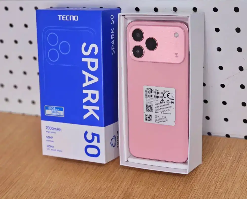 TECNO SPARK 50 Desain Keren, Batrei 7000mAh