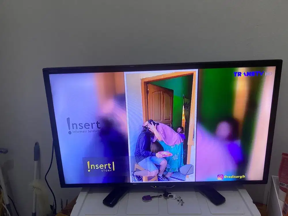 Tv sharp 21 inch bekas kondisi masih mulus