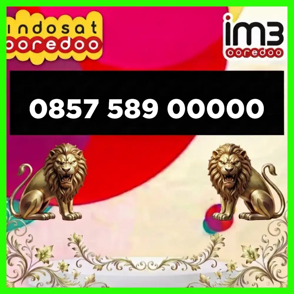 Nomor cantik Indosat Im3 super J