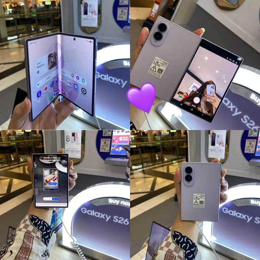 PO SAMSUNG ZFOLD 8 series CASHBACK 4jt UPGRADE MEMORI GARANSI RESMI