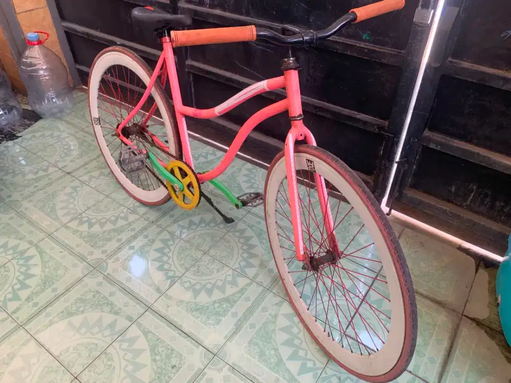 Ready sepeda gowes fixie kondisi sesuai foto