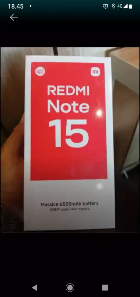 Redmi note 15 4g ram 8/256