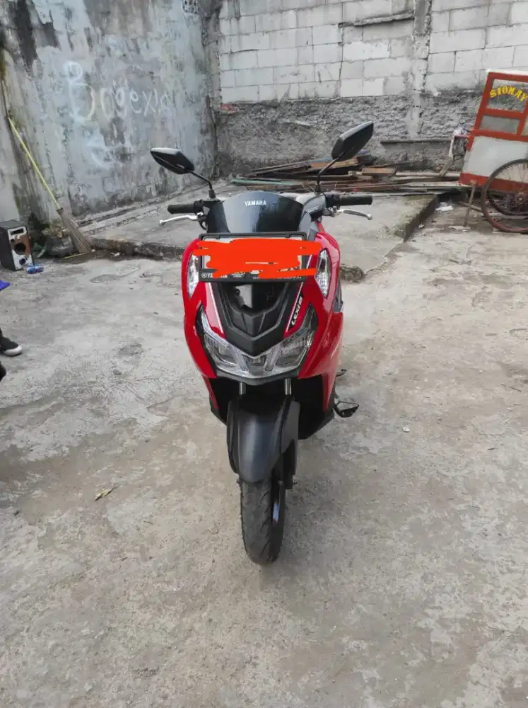 Yamaha Lexi Lx th 2024 , merah low km, gress