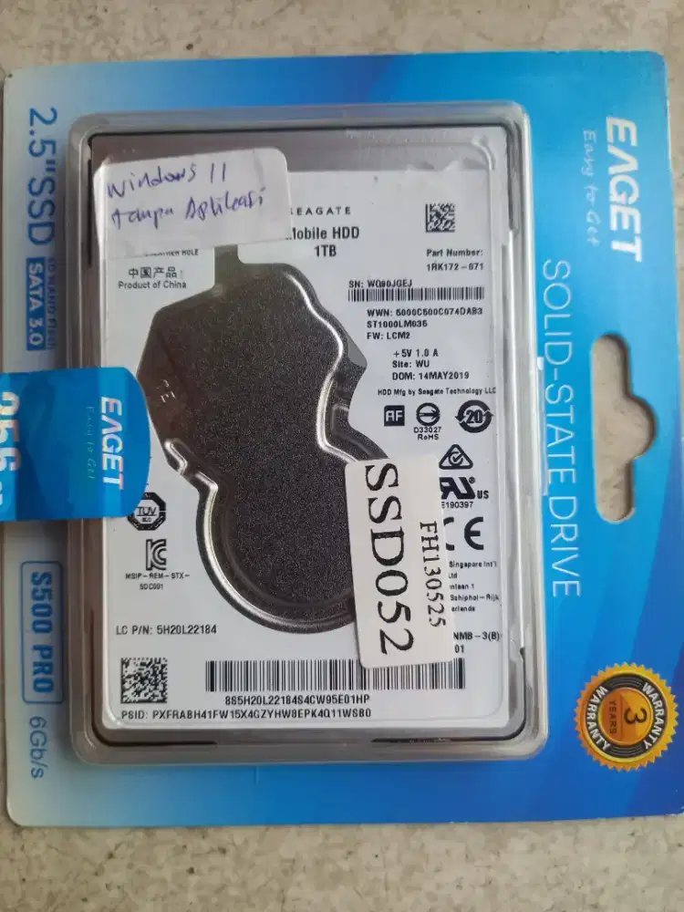 Hardisk Slim Seagate 1 TB