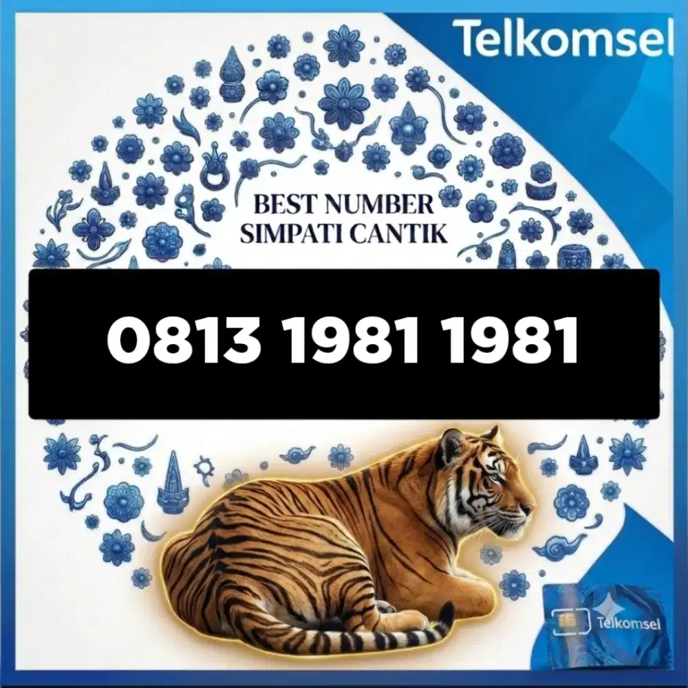 Nomor cantik simpati Telkomsel super