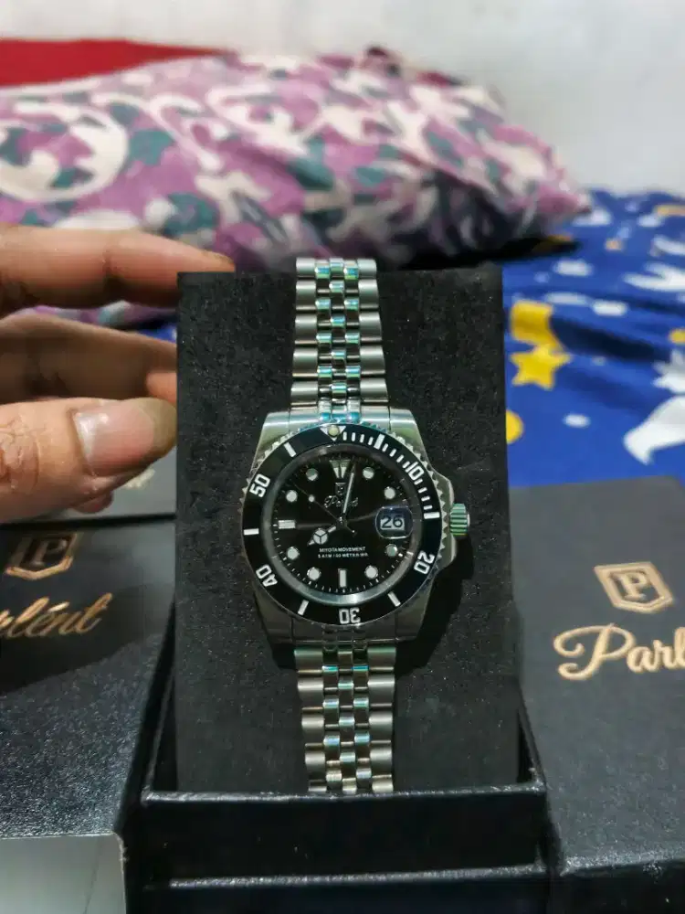 Jam tangan parlent crown basic