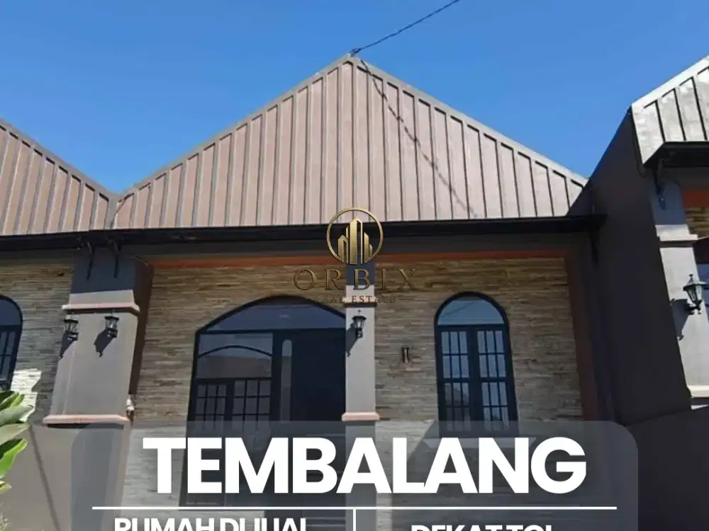 RUMAH MODERN BERGAYA EROPA DI TEMBALANG – HARGA MULAI RP865 JT