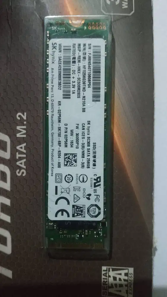 SSD M2 SATA 256GB