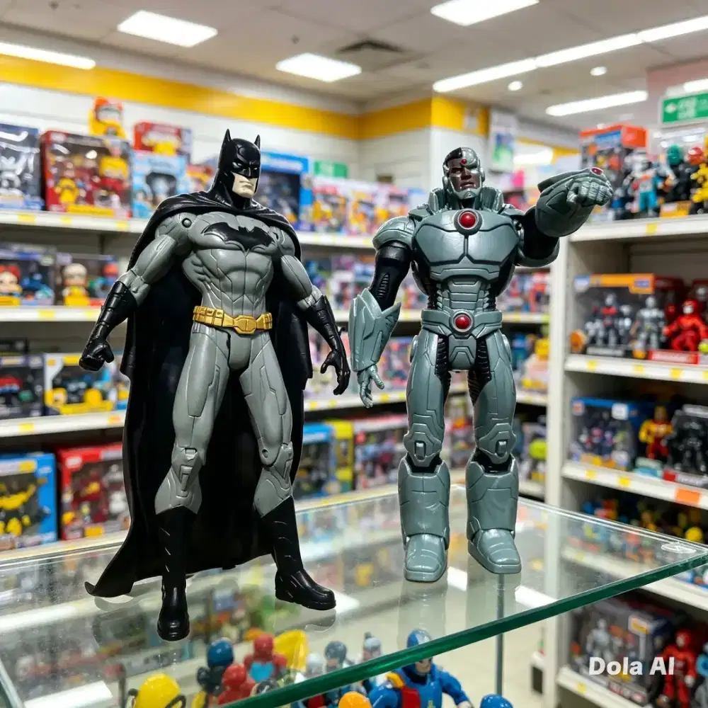 Action figure bahan karet berat