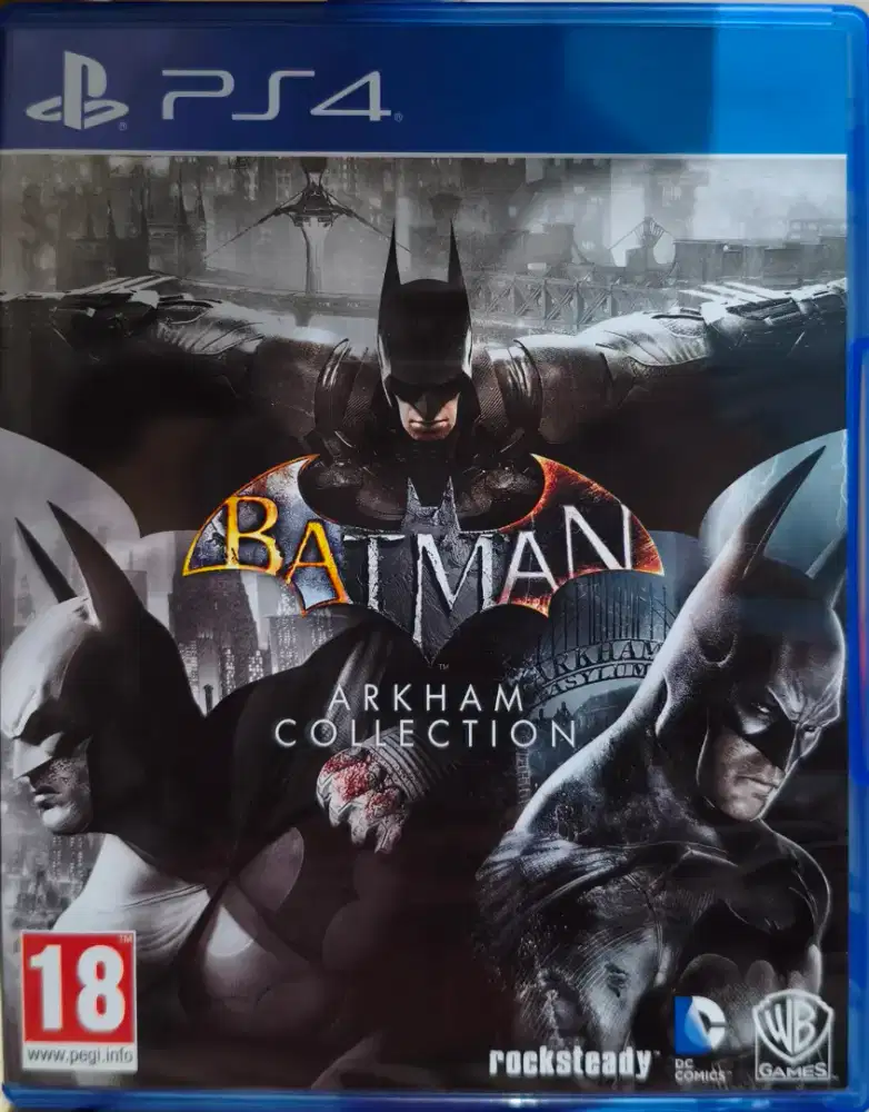 Kaset PS4 bd Batman Arkham Collection