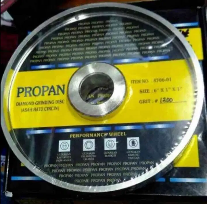 Poles batu intan grind disc