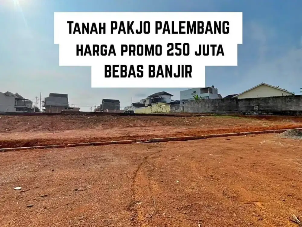 dijual Tanah kavling 5 menit PS Mall Palembang
