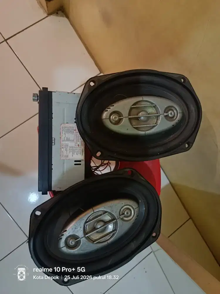 Speaker Mobil Citi Audio dan Headunit Kamera Mundur