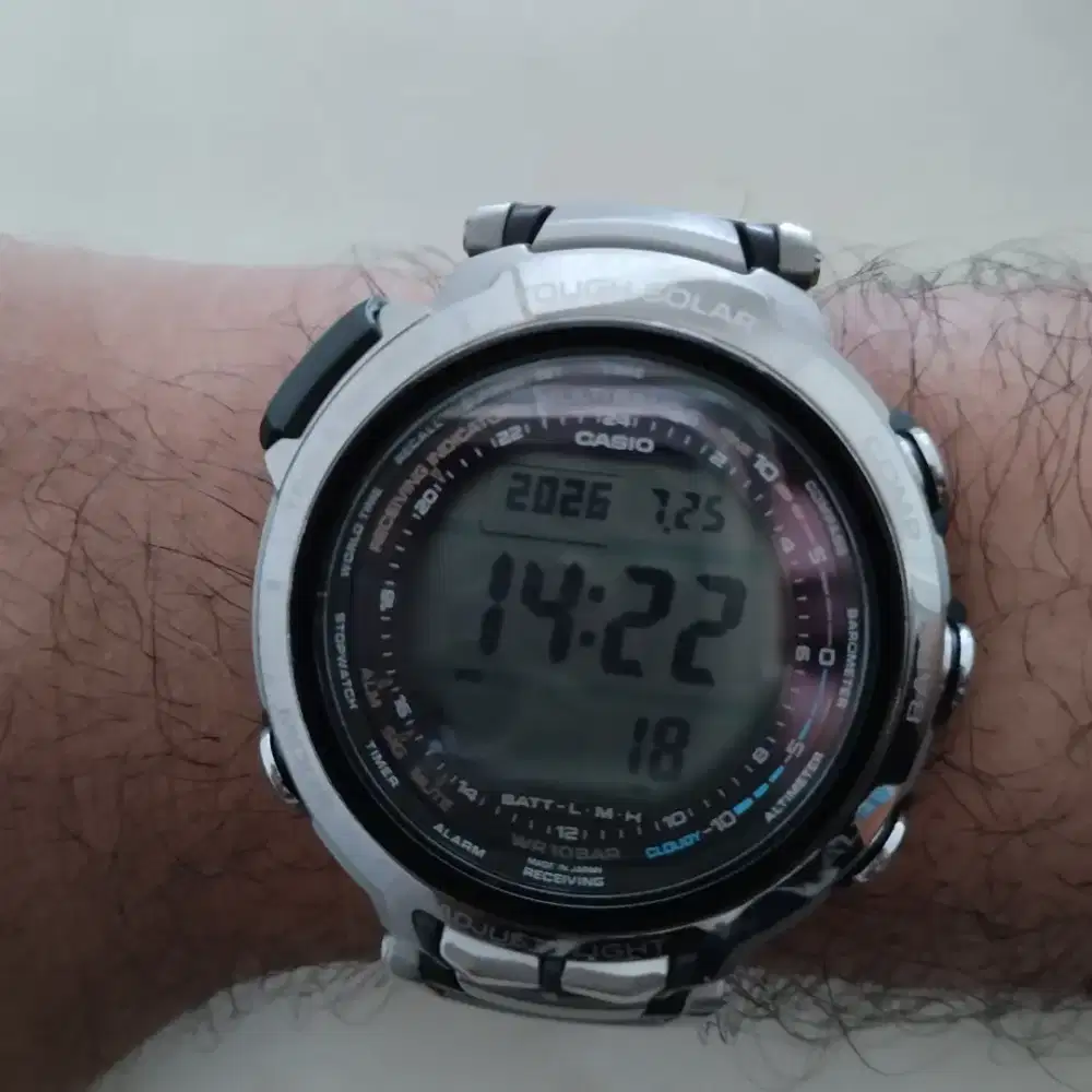 CASIO PRO TREK PRX-2000T-7JF Manaslu Titanium