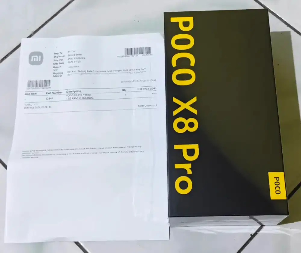 Poco X8 Pro 12/512 New Segel