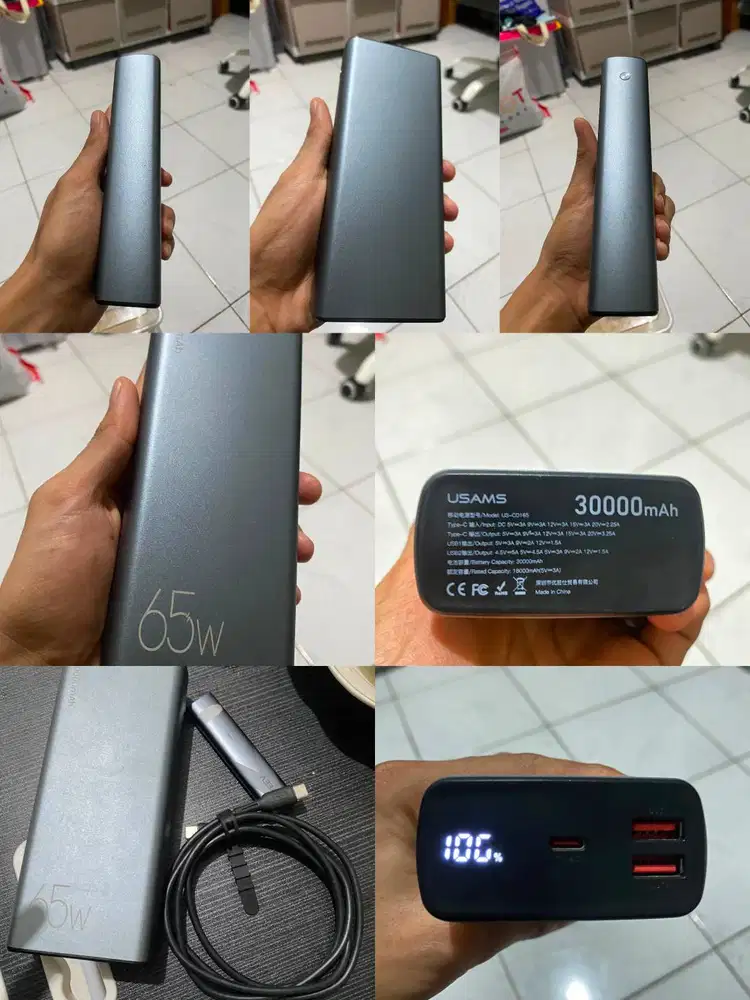 Powerbank Usams 30000Mah