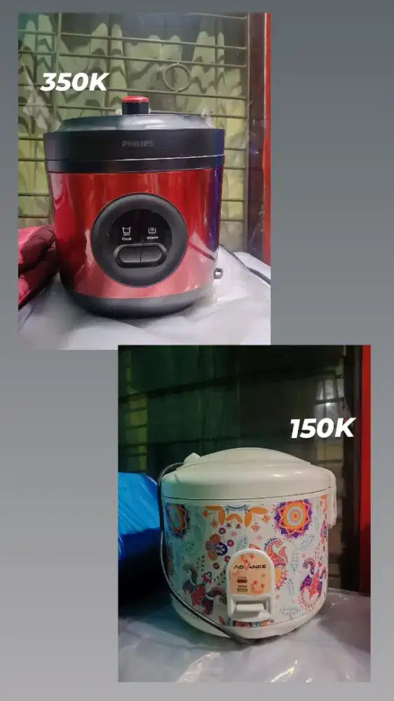 Ricecooker Phillips dan Advance
