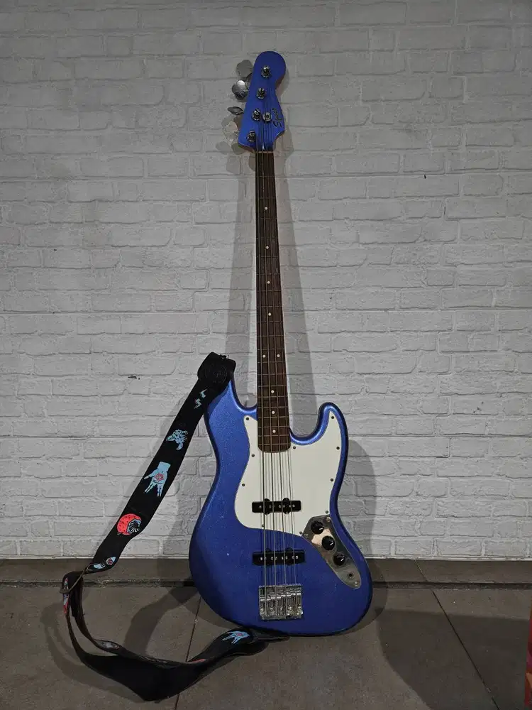 [USED] Gitar Bass Elektrik Squier Contemporary Jazz - Ocean Blue