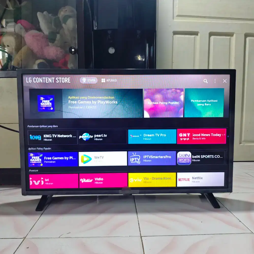 juaL tv Led LG smart digital 32in,. Kondisi seperti BARU