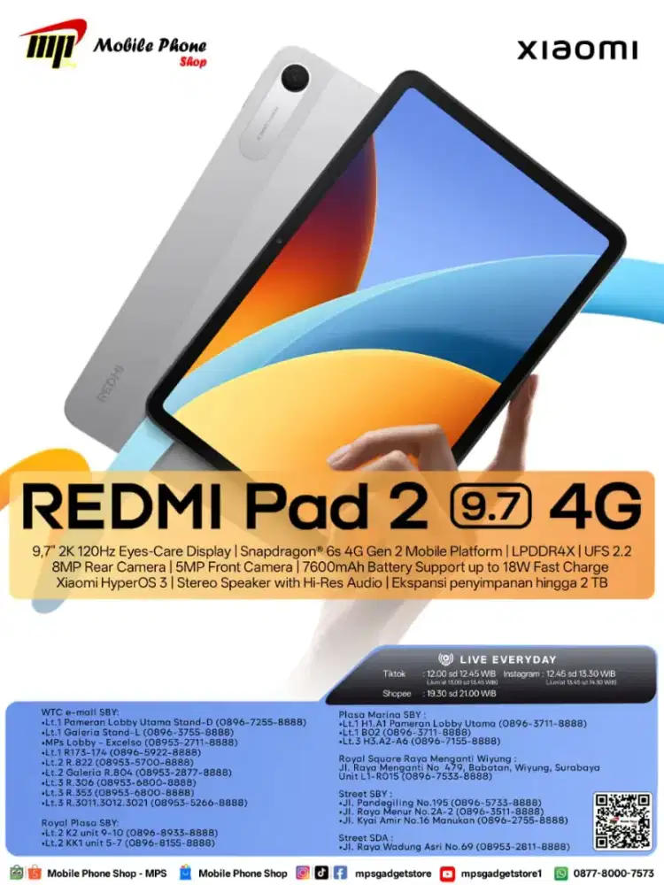 REDMI PAD 2 9.7inc 4/128