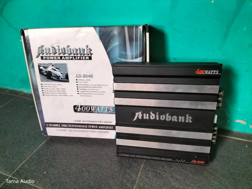 Power Amplifier Audiobank AB-2040 baru stok lama