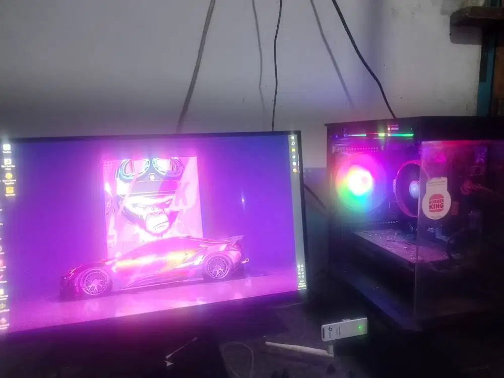 Pc dan monitor ryzen 5