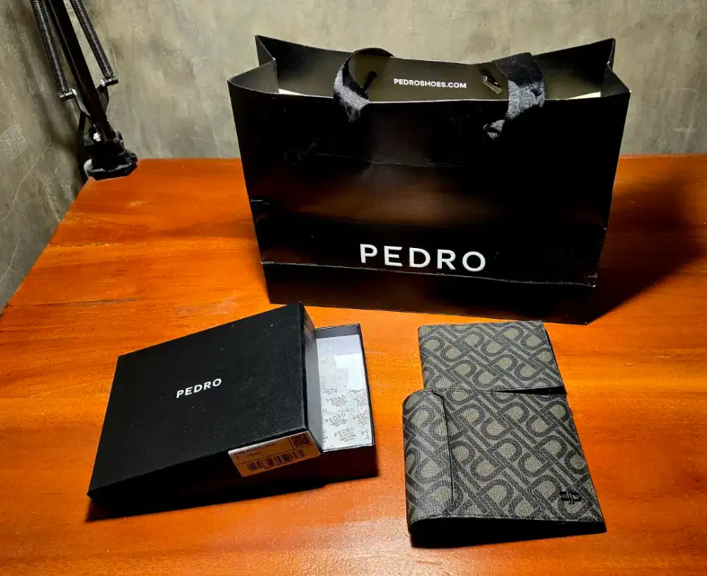 [BNOB] Dompet + Sisipan Kulit Untuk Pria Pedro Icon Black