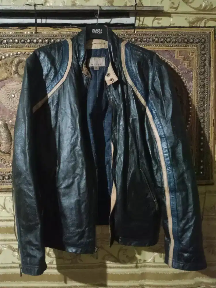 Jaket kulit asli