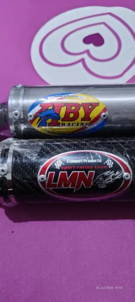 SLINCER KNALPOT LMN CARBON ORIGINAL KONDISI BARU & 100% ORIGINAL