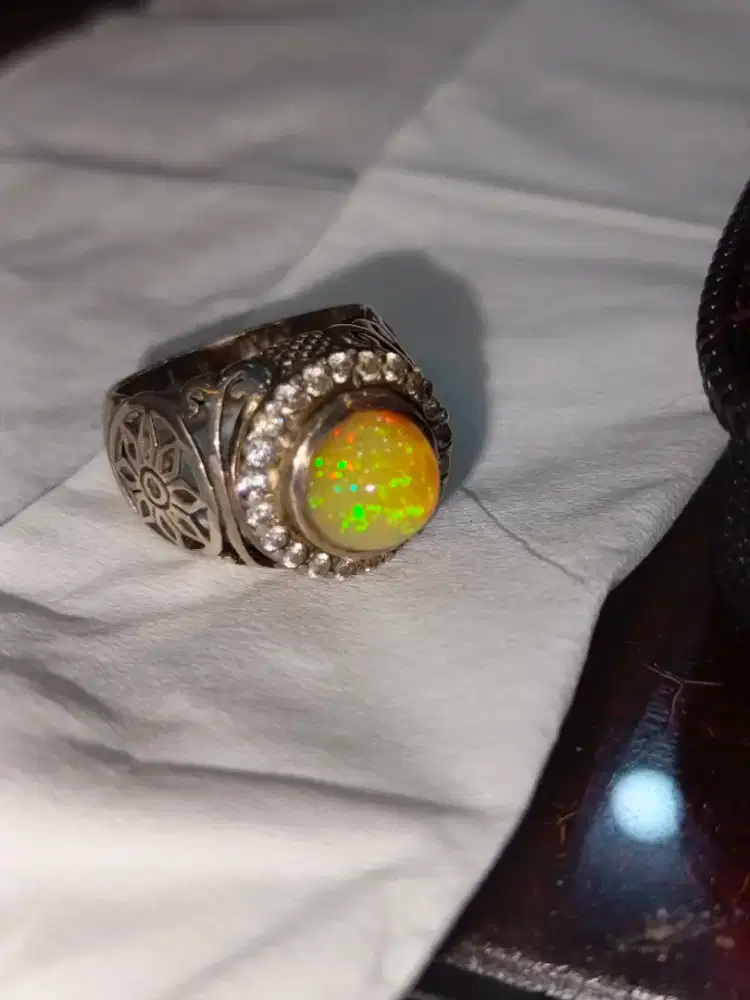 Opal Jarong ring perak