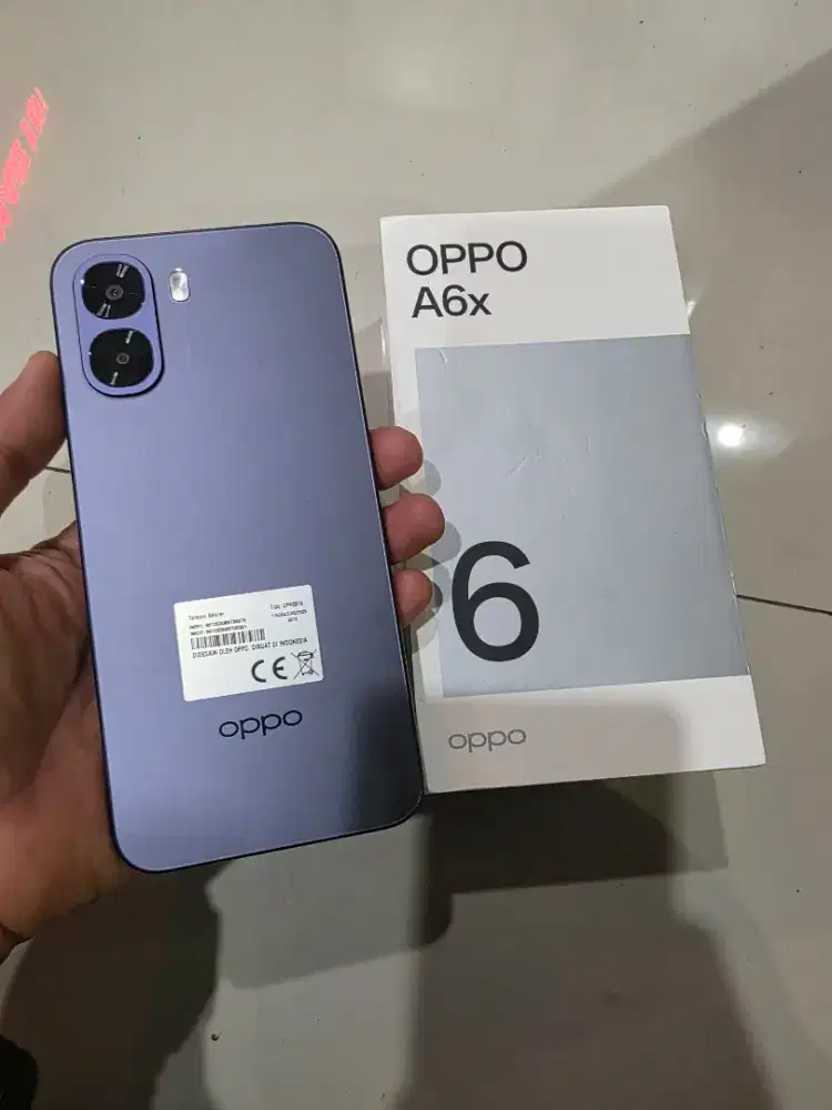 Oppo a6x 4+8/128 mulus kya baru 1bln pakai