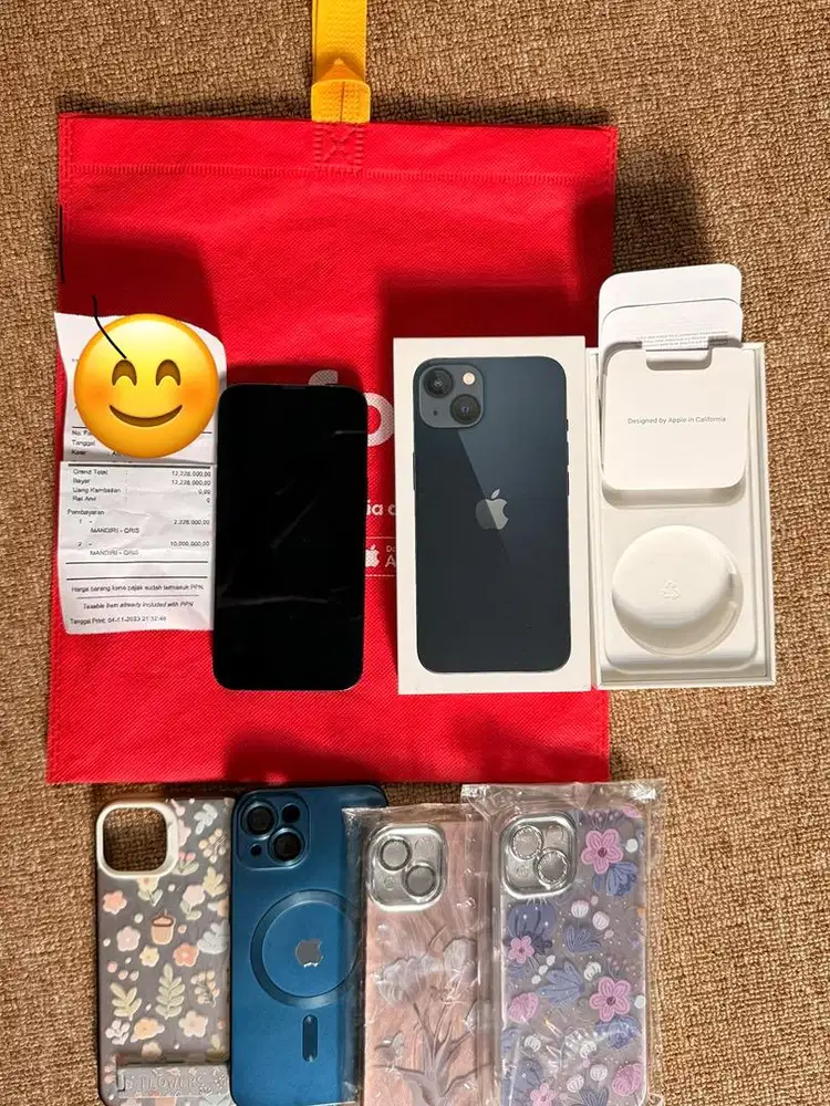 Iphone 13 Black 128GB resmi IBOX