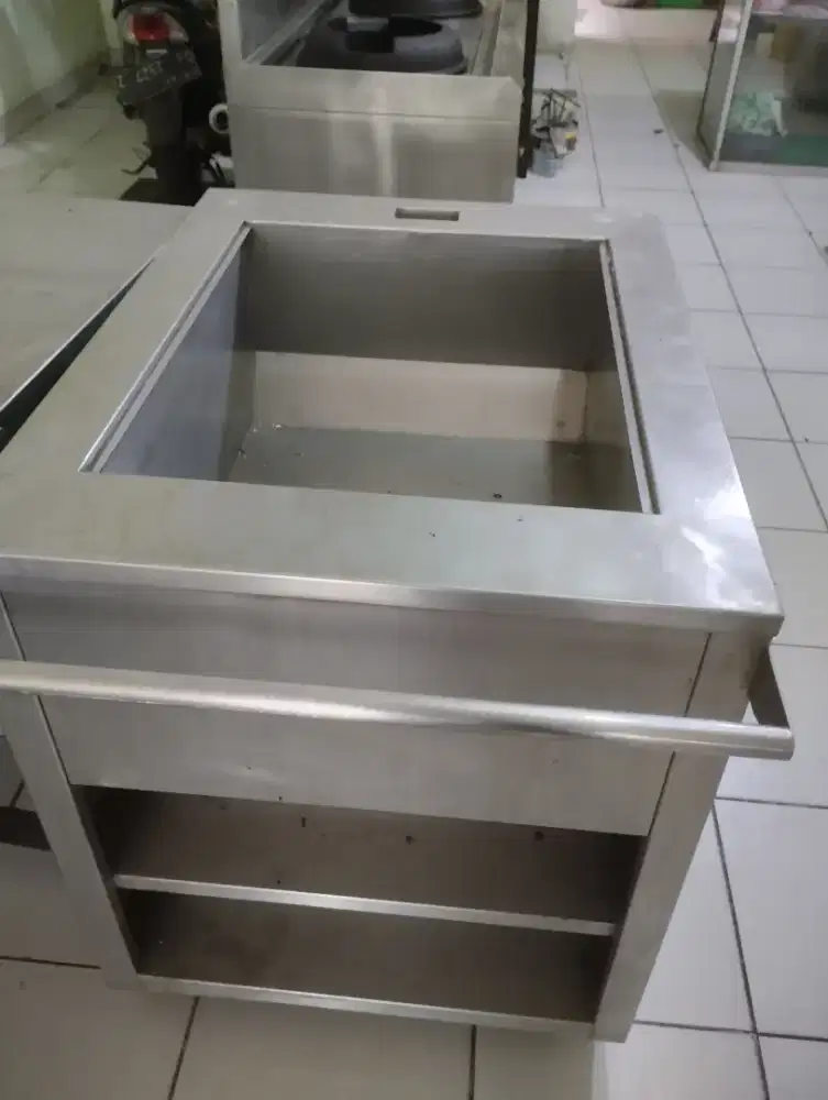 Penggorengan stenlis kapasitas besar