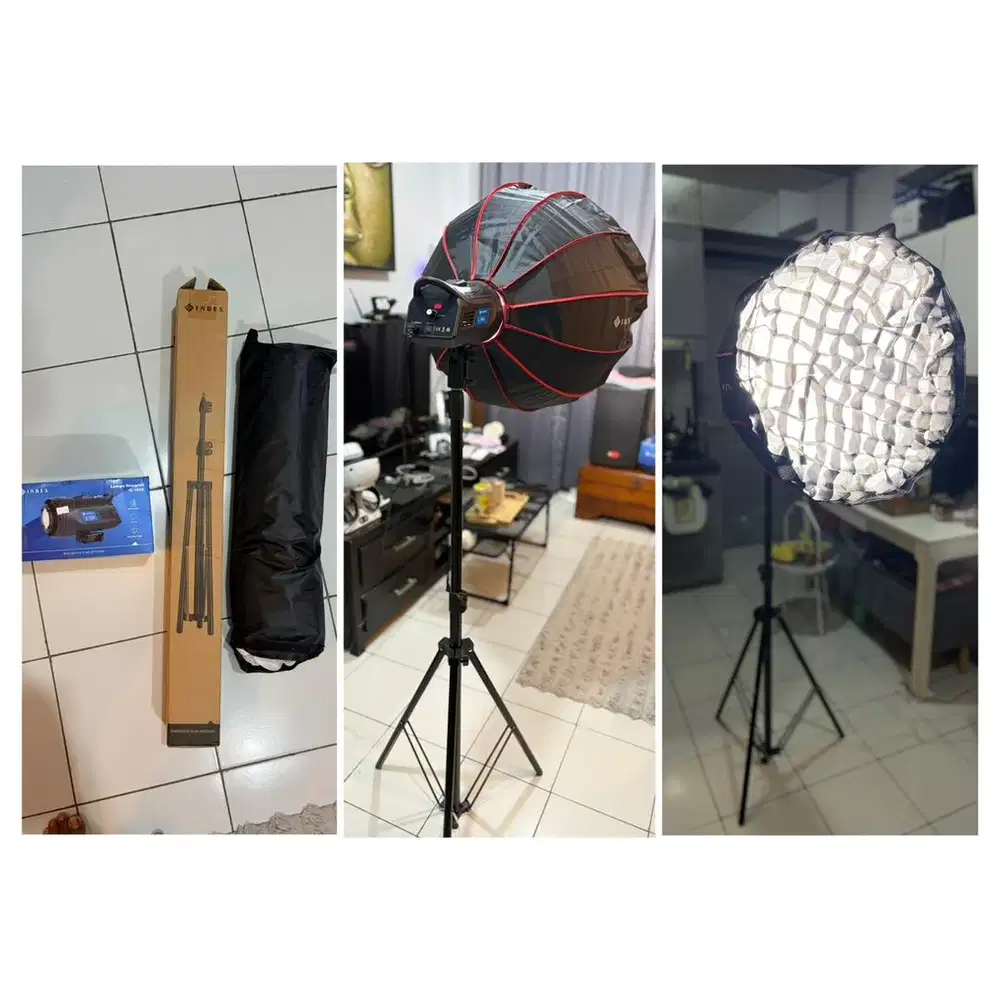 1 set lampu fotografi Inbex